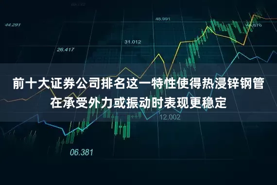 前十大证券公司排名这一特性使得热浸锌钢管在承受外力或振动时表现更稳定