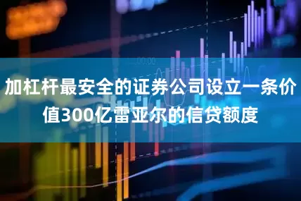 加杠杆最安全的证券公司设立一条价值300亿雷亚尔的信贷额度